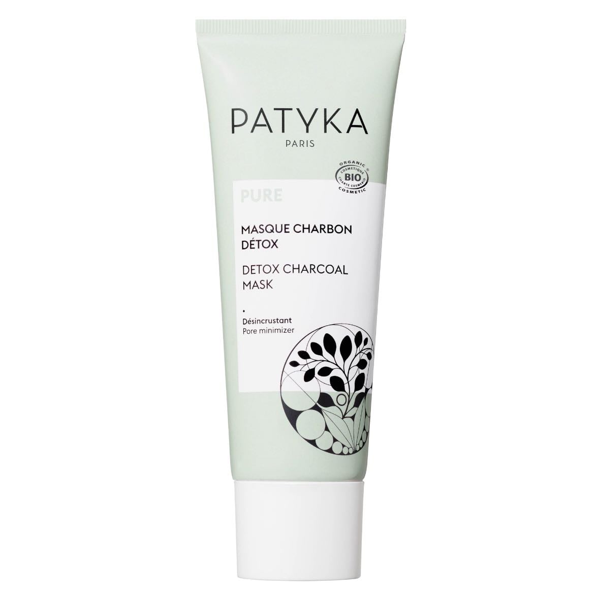patyka charcoal mask - makes skin glowy and plump