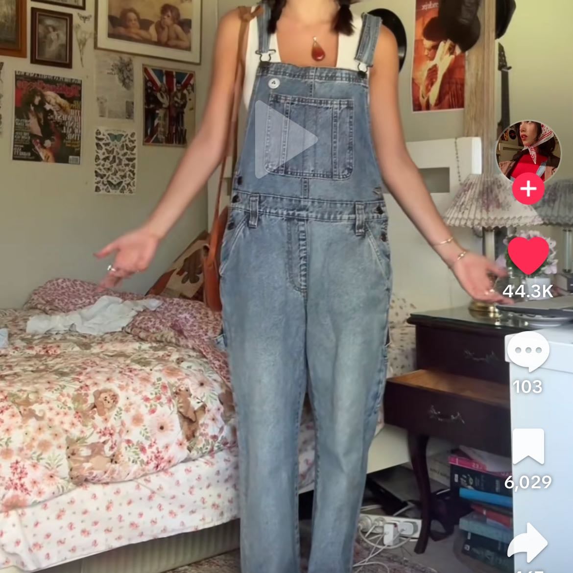Overalls π·//π - Overalls, white top, head scarf