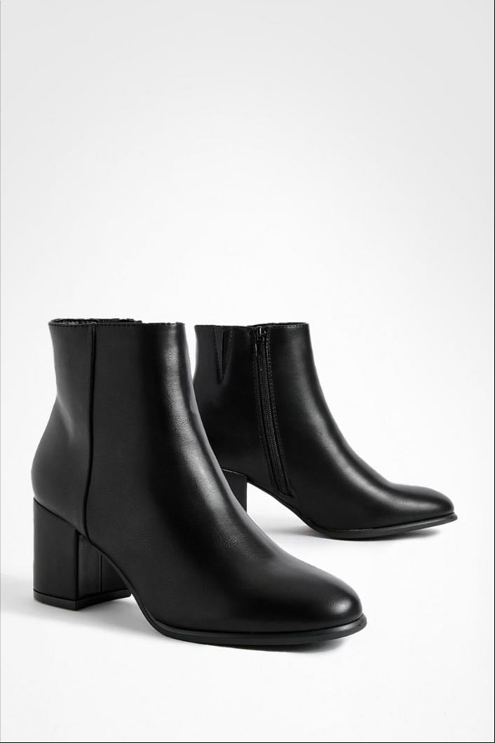 heeled ankle boots