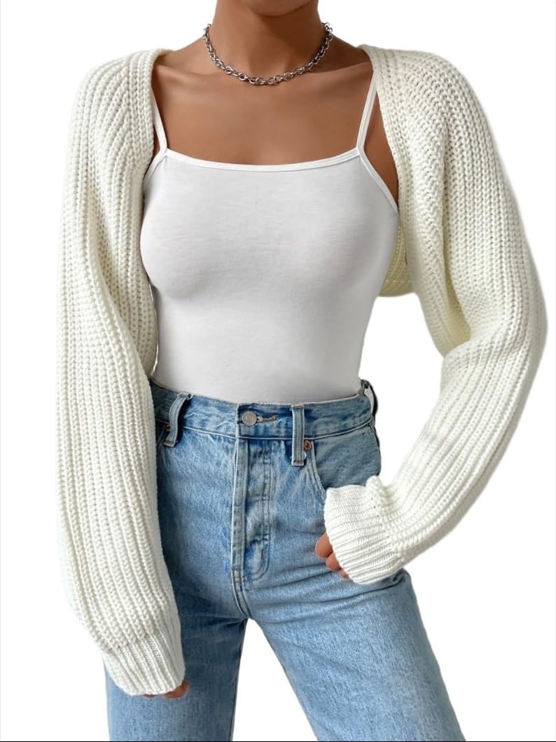 cropped cardigan