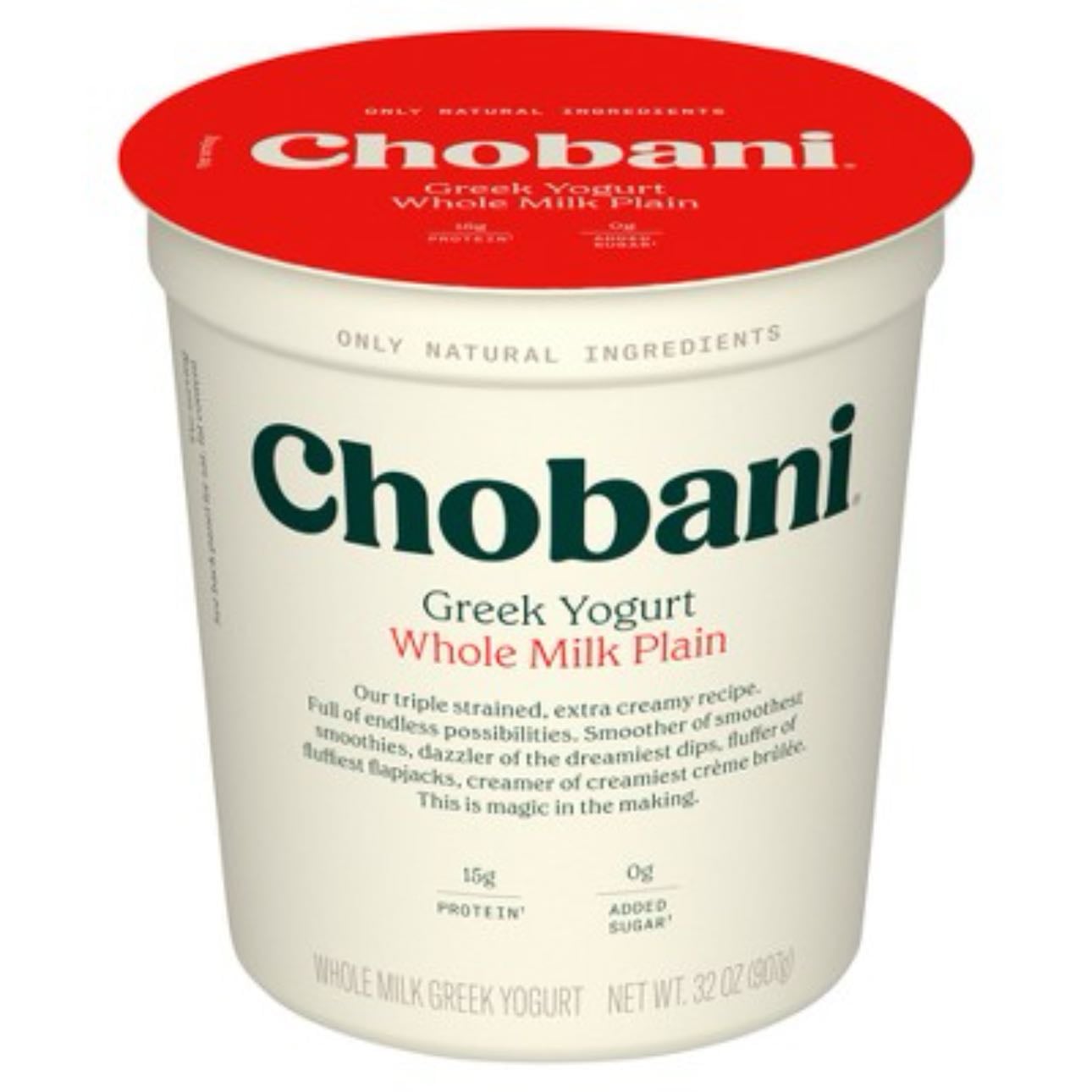 chobani whole milk yogurt