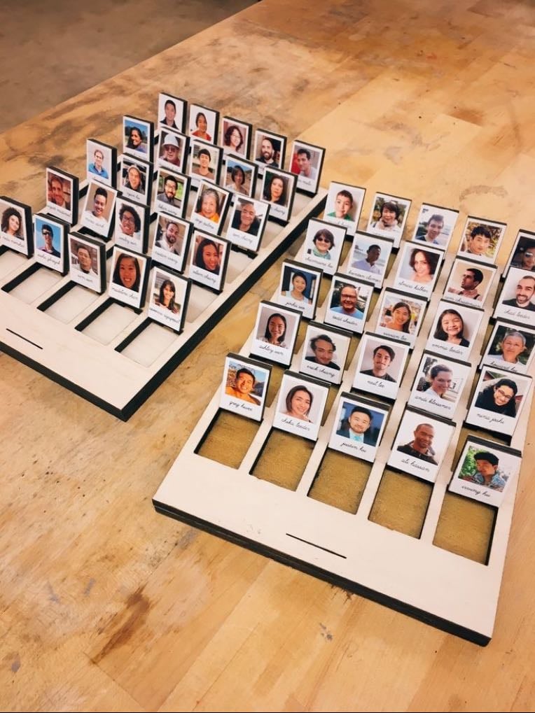 guess who? - puede ser con personajes de alguna película o serie o con personas de la vida real