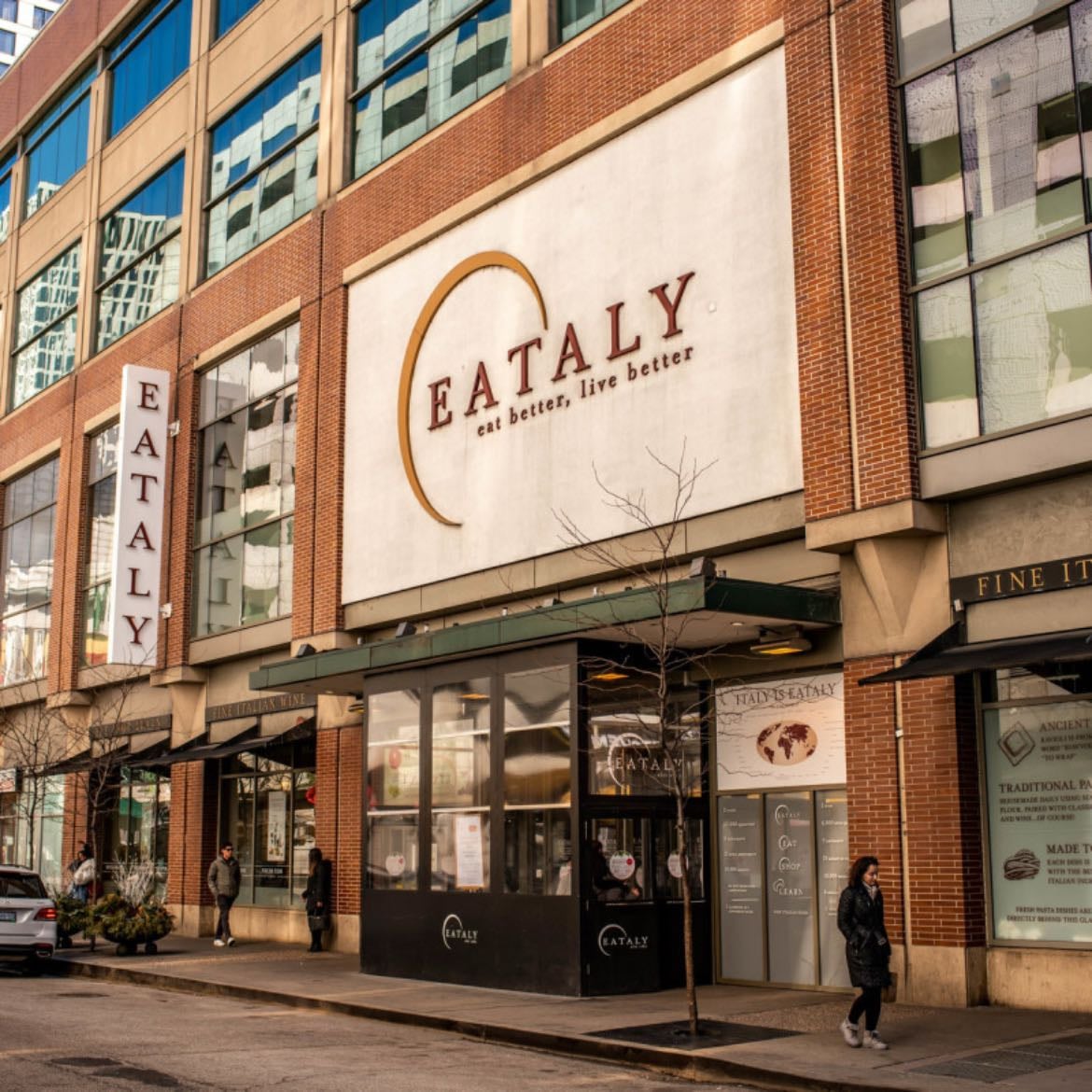 Eataly - great pizza and pasta