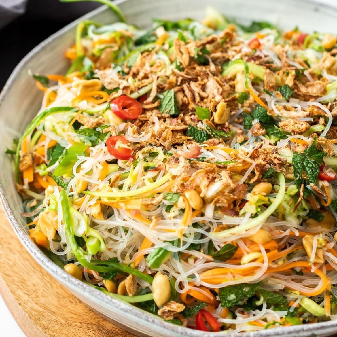 Noodle Salad - carnivore bc of fish sauce, but you can make the salad without it too.