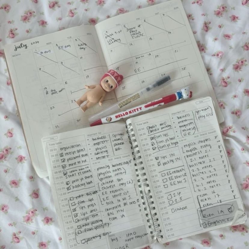 tener una agenda - donde apuntar las pruebas, las fechas, los trabajos pendientes