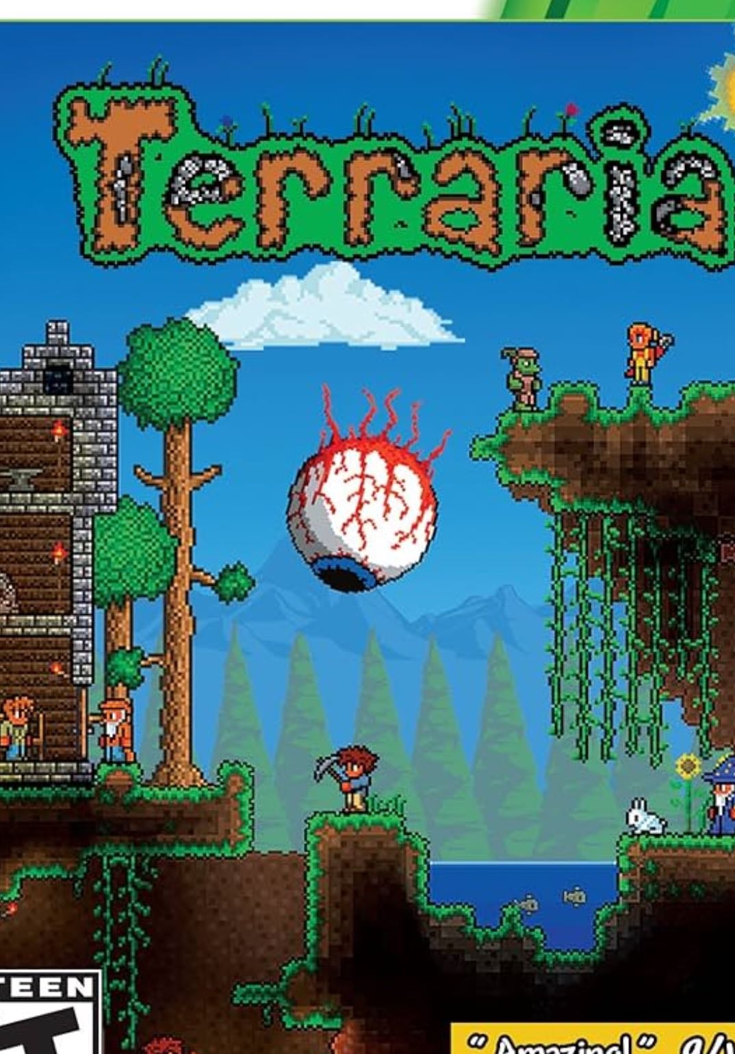 Terraria - Android · Google Stadia · iOS · Linux · Mac · Nintendo 3DS · Nintendo Switch · PC (Microsoft Windows) · PlayStation 3 · PlayStation 4 · PlayStation Vita · Wii U · Windows Phone · Xbox 360 · Xbox One