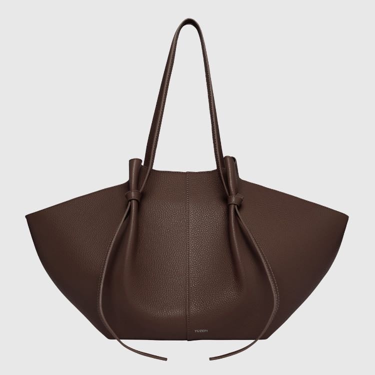 mochi - espresso pebble grained leather
