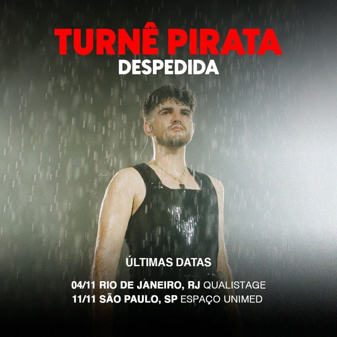 turnê pirata despedida
