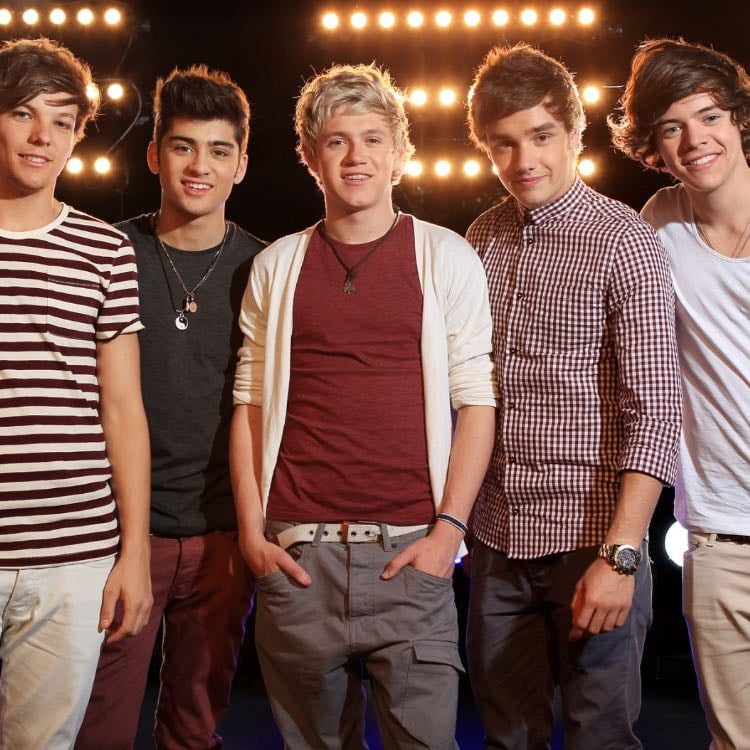 One Direction - Every signal one of them show different struggles they''ve been through and they are some of the only famous people that I can relate to sometimes. Their songs have a wide rage from pop, fun songs (up all night, kiss you, etc.) to sad songs to cry to (diana, little things, etc.) to songs that we probably shouldn''t habe been listening to at eight years old (rock me, no control, etc.). Theres something for everyone.