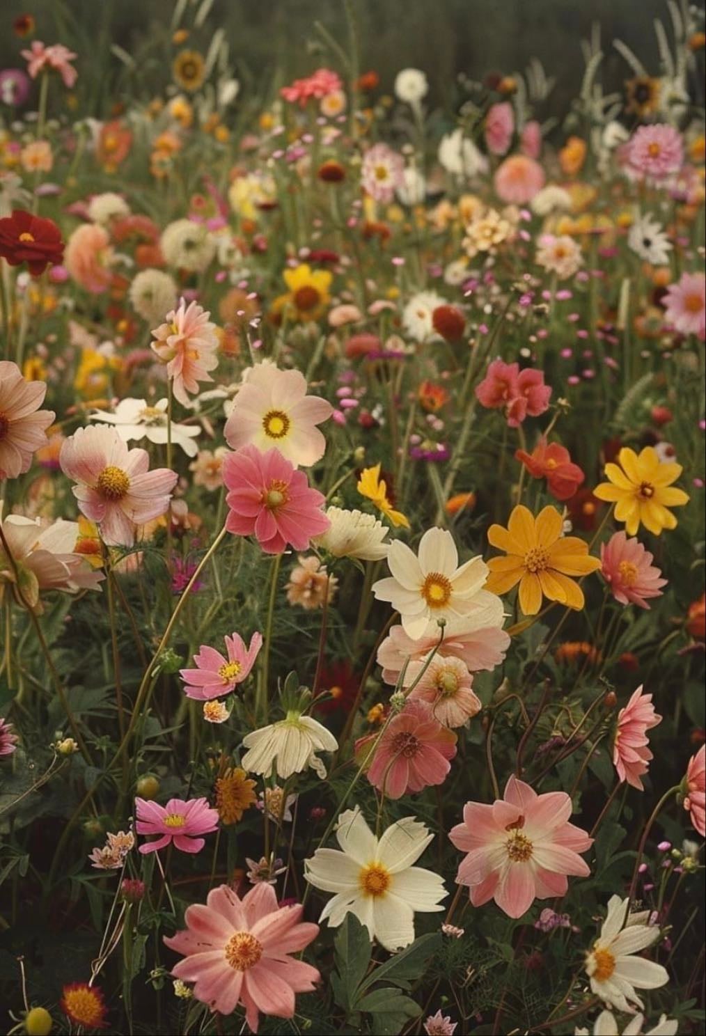 Take pictures of flowers