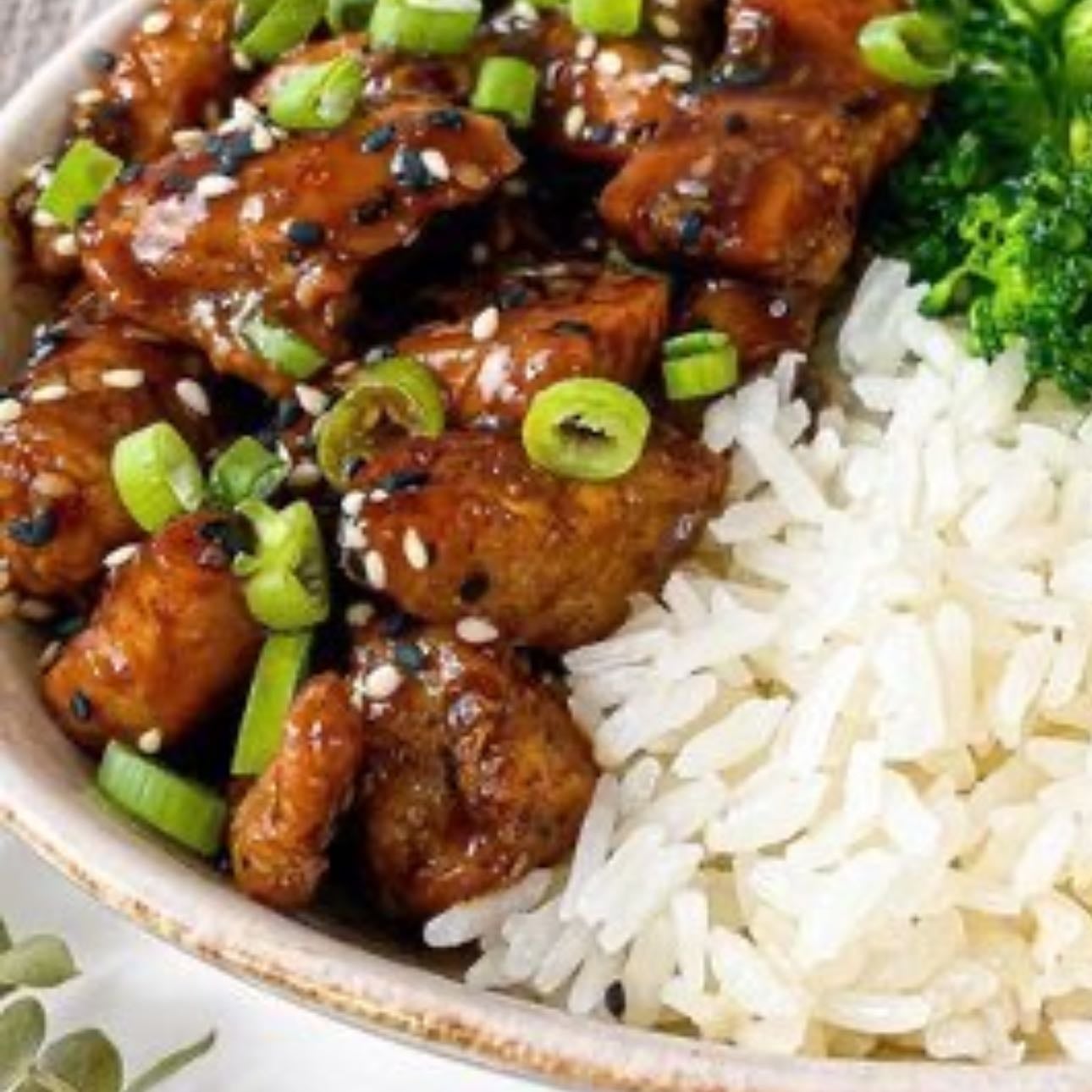 Pollo crujiente con salsa agridulce