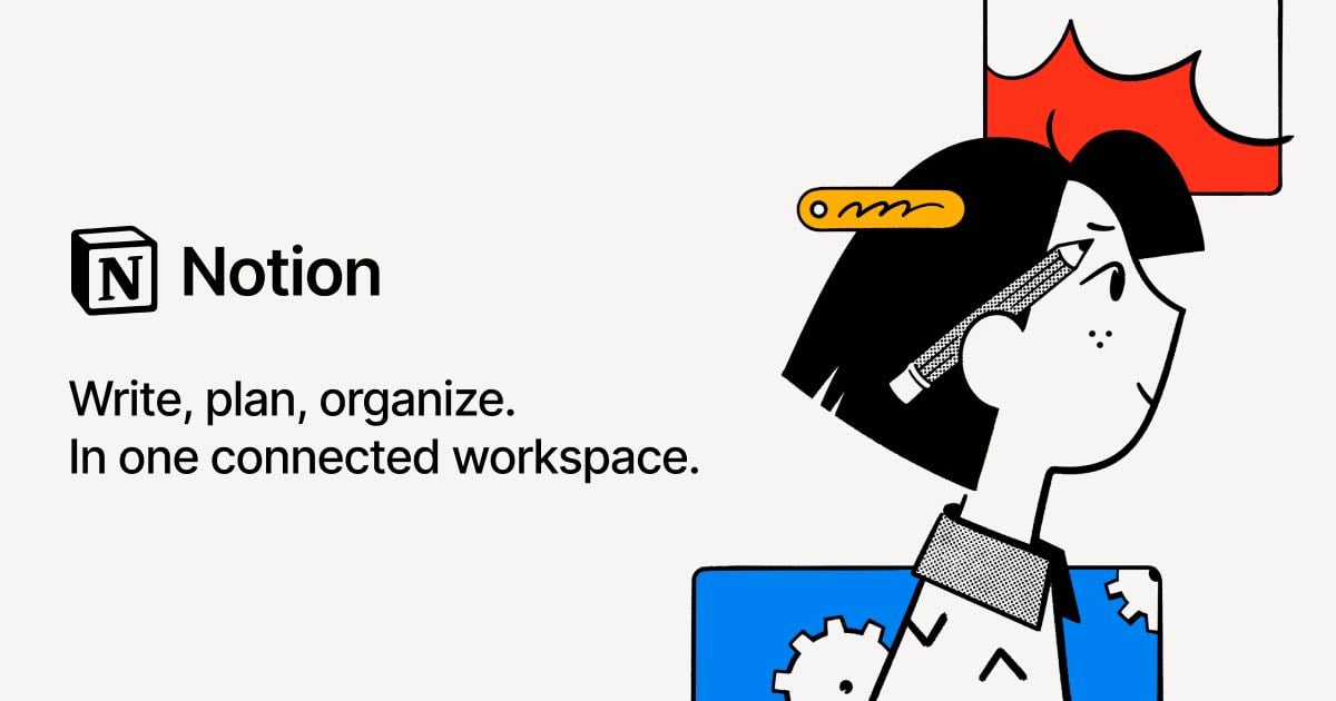 Notion - Write, plan, organize. With AI at your side. Your notes, docs, tasks, and projects — all in one place