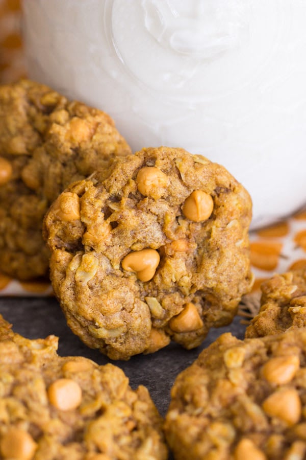 Pumpkin Oatmeal Scotchies - The Gold Lining Girl