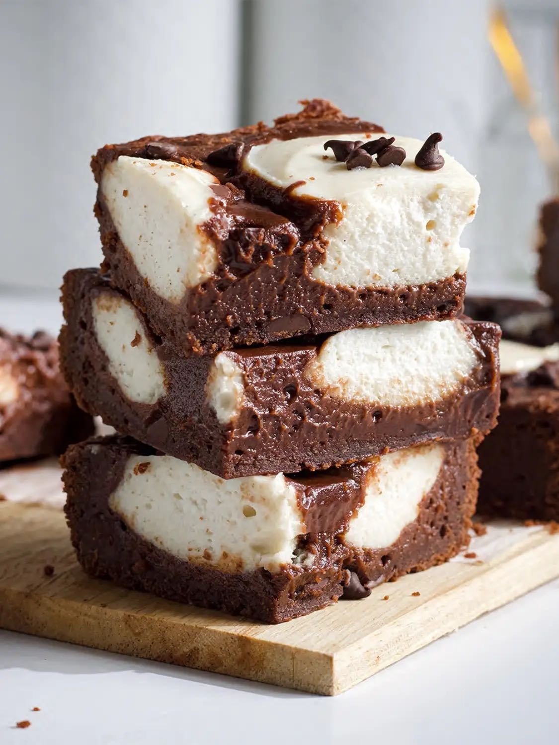 Chocolate Cheesecake Brownies - PastrybySaloni - PastrybySaloni