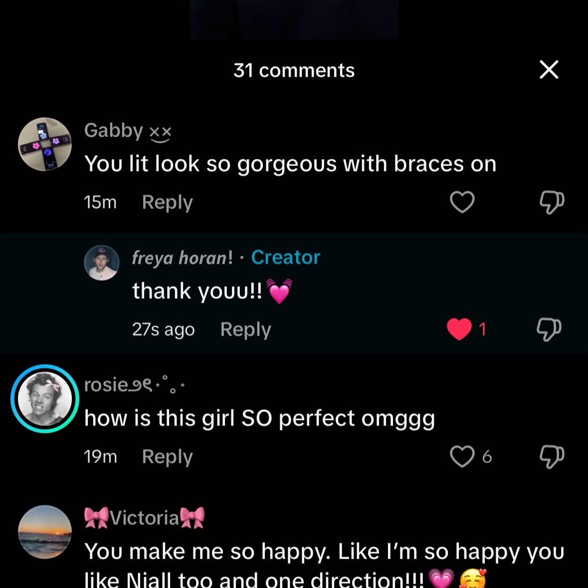 REPLYING TO MY COMMENT??