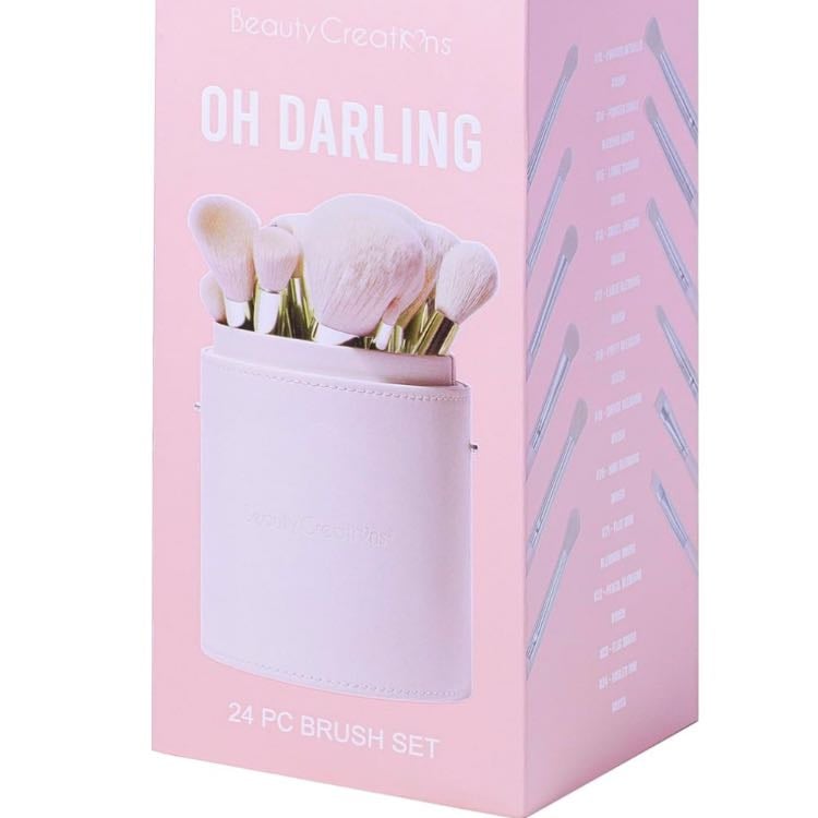 Beauty Creations Set De Brochas 24 Piezas Oh Darling