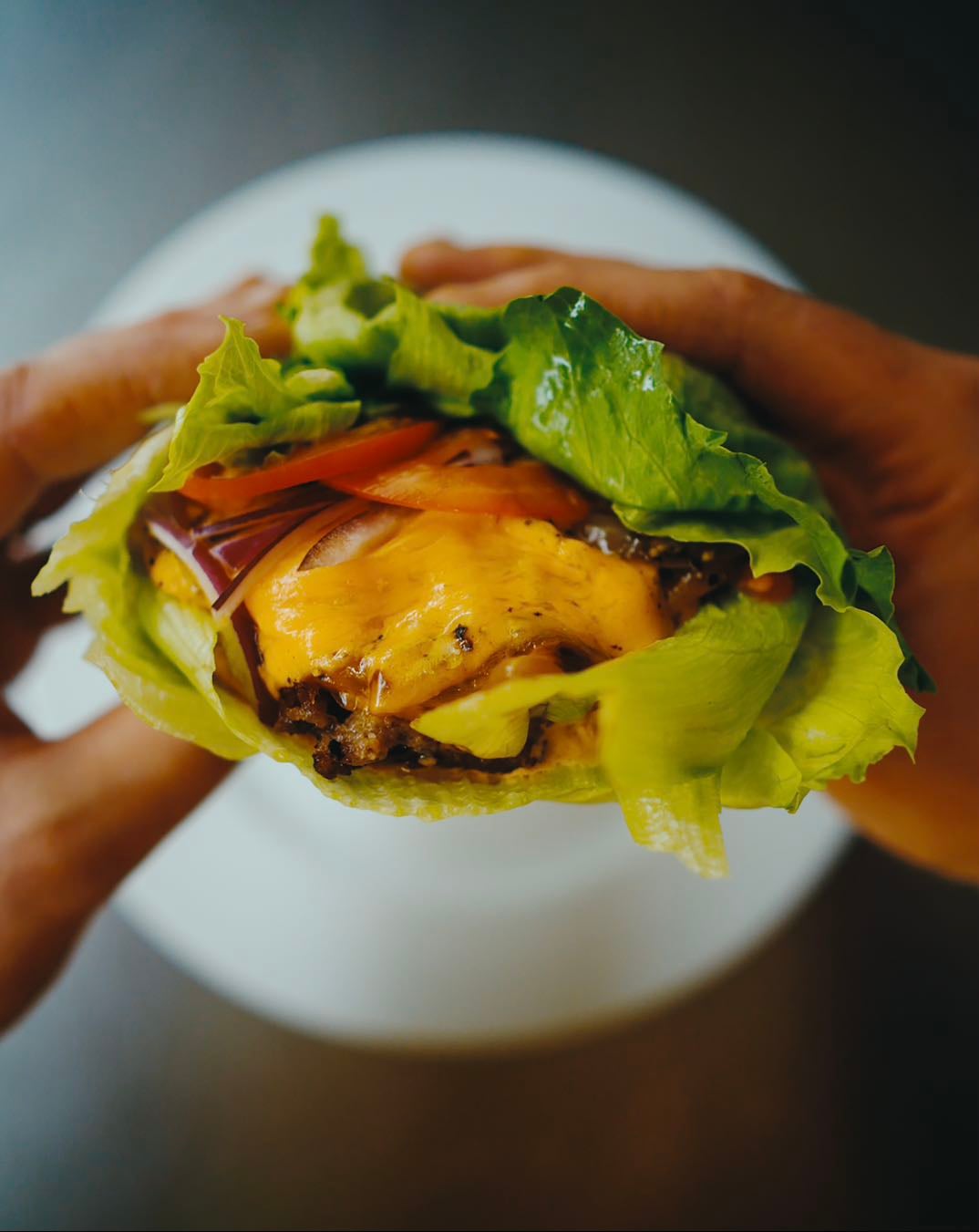 Lettuce burger