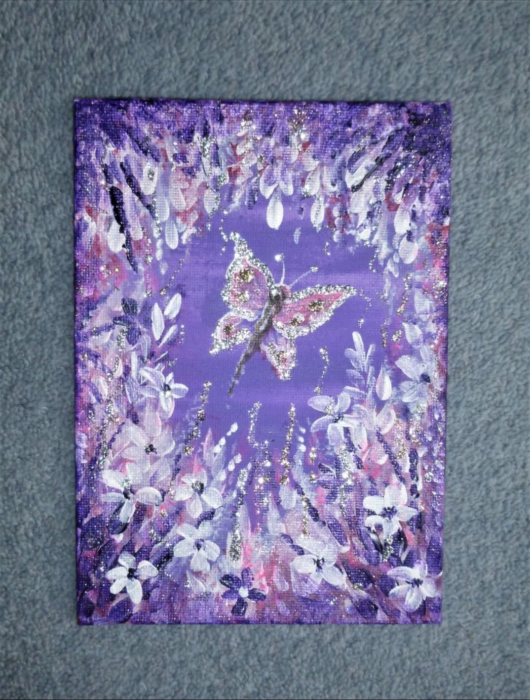 Glitter painting