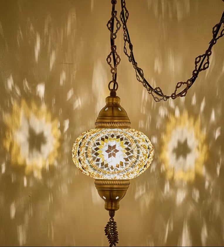 Turkish swag light