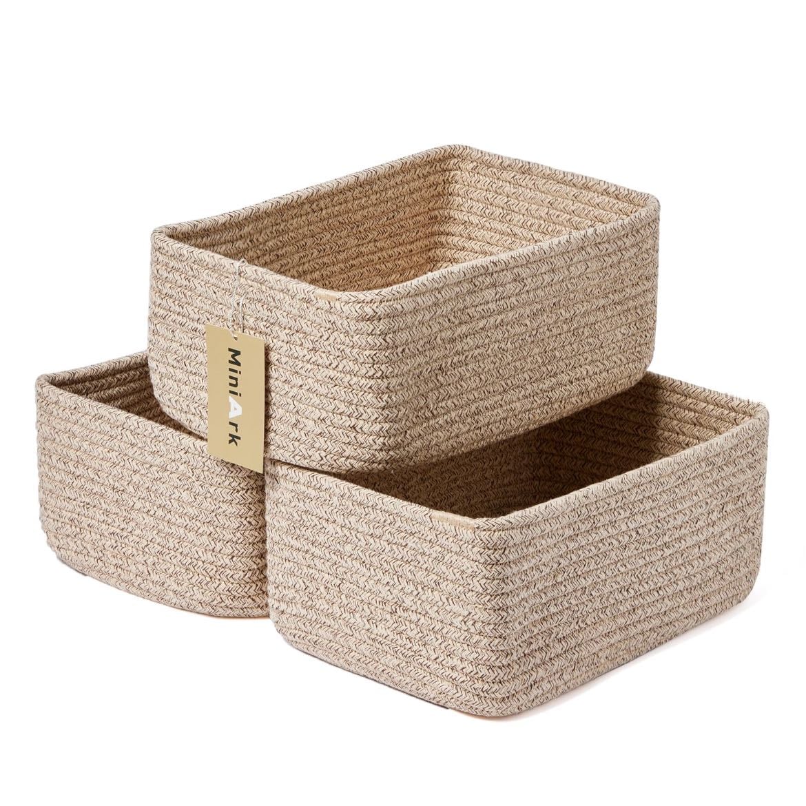 storage baskets - for skincare, makeup etc.