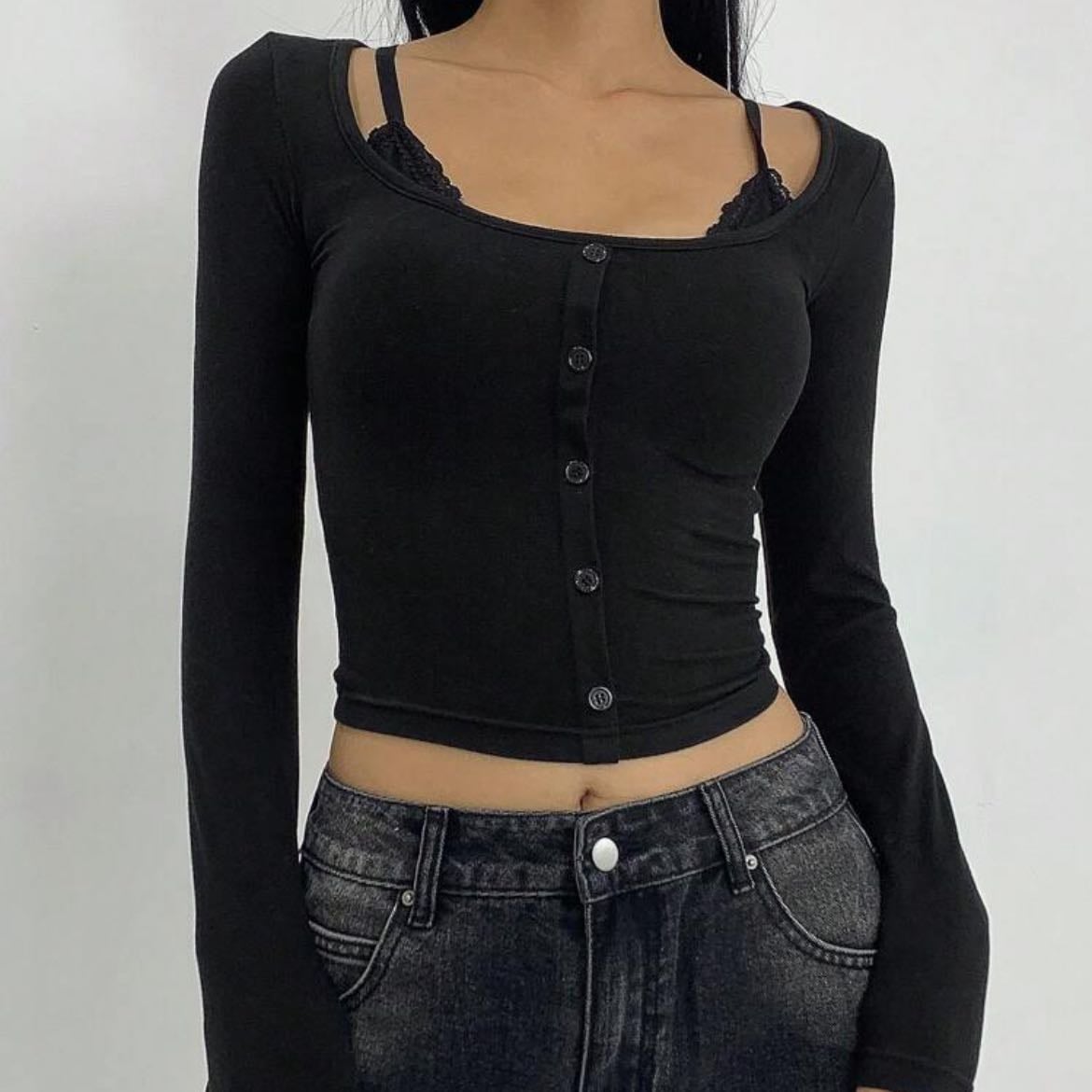 Top negro - precio: 4.157