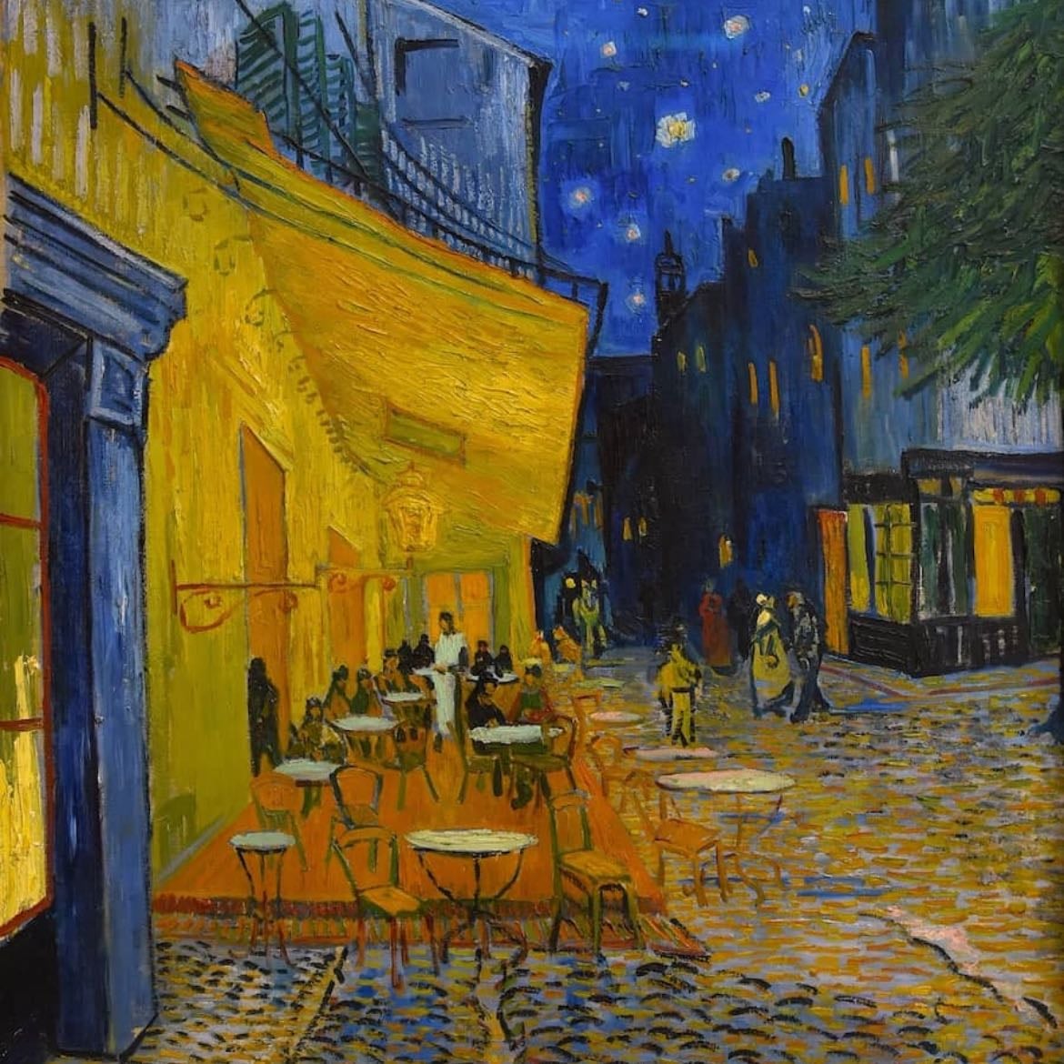 café terrace at night - Van Gogh