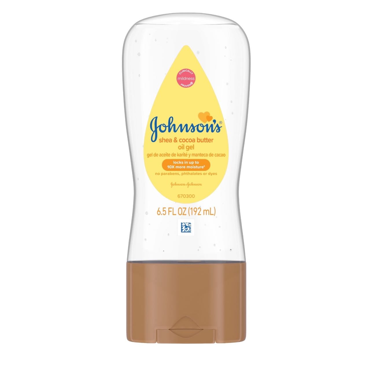 johnson and johnson shea and cocoa butter oil - $5.98