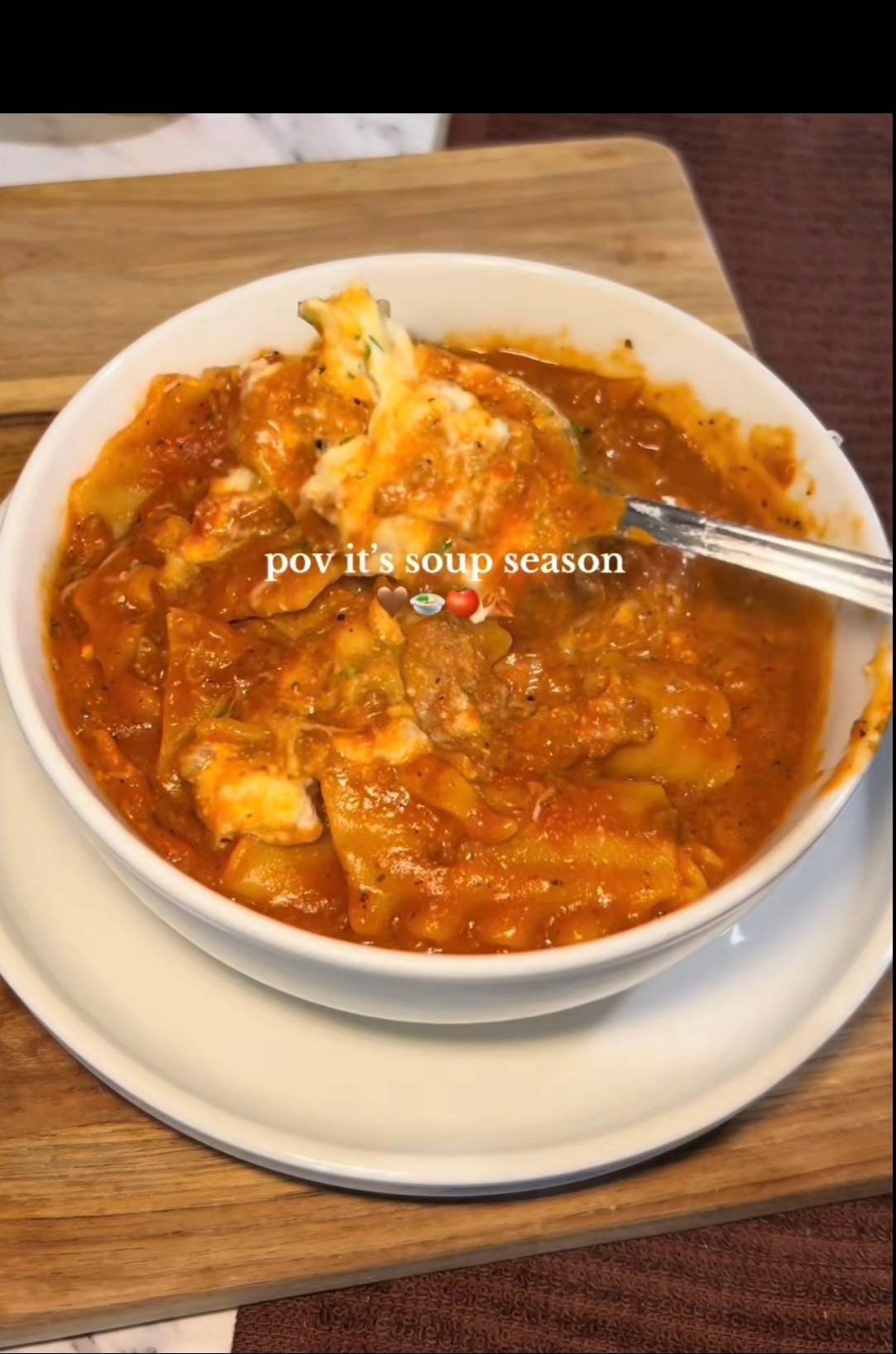 lasagna soup - @sugarspiceddreams