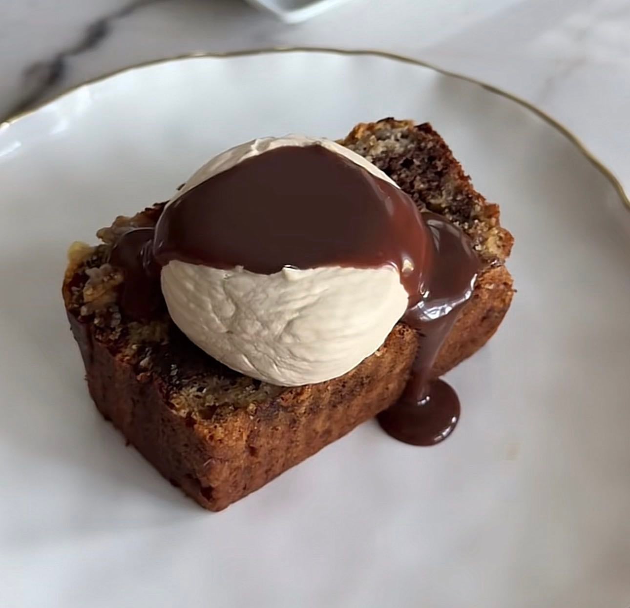 espresso + chocolate banana bread - @dolcebakes_