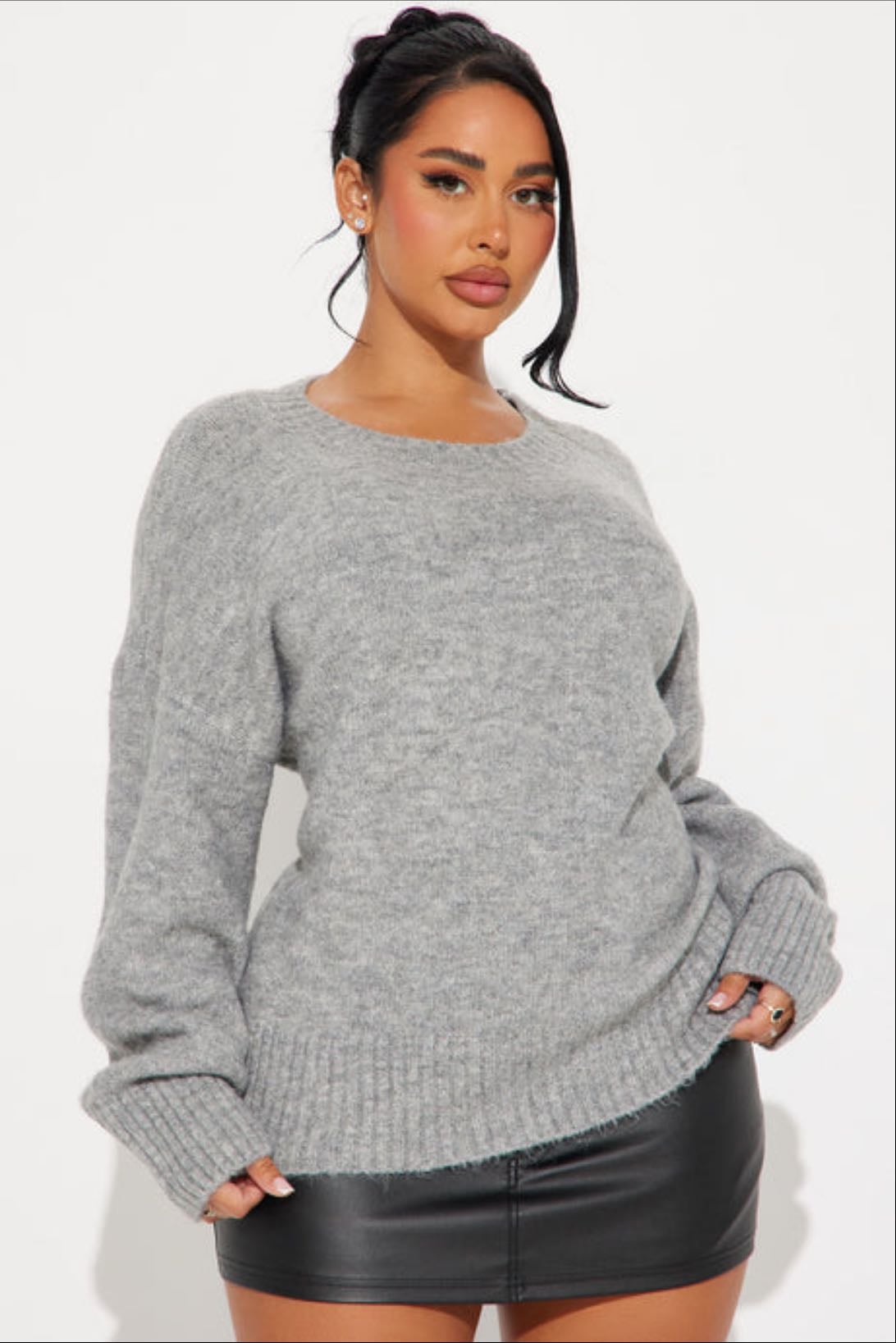 Laylin Sweater - Heather Grey