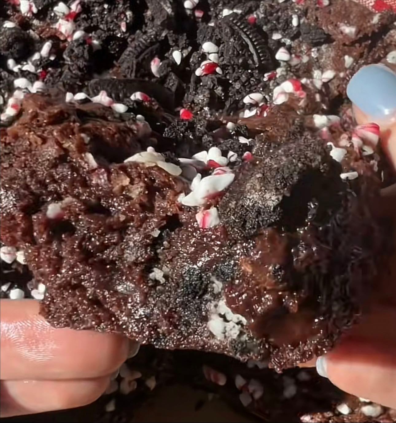 oreo peppermint mocha brownies - @mersgoodeats