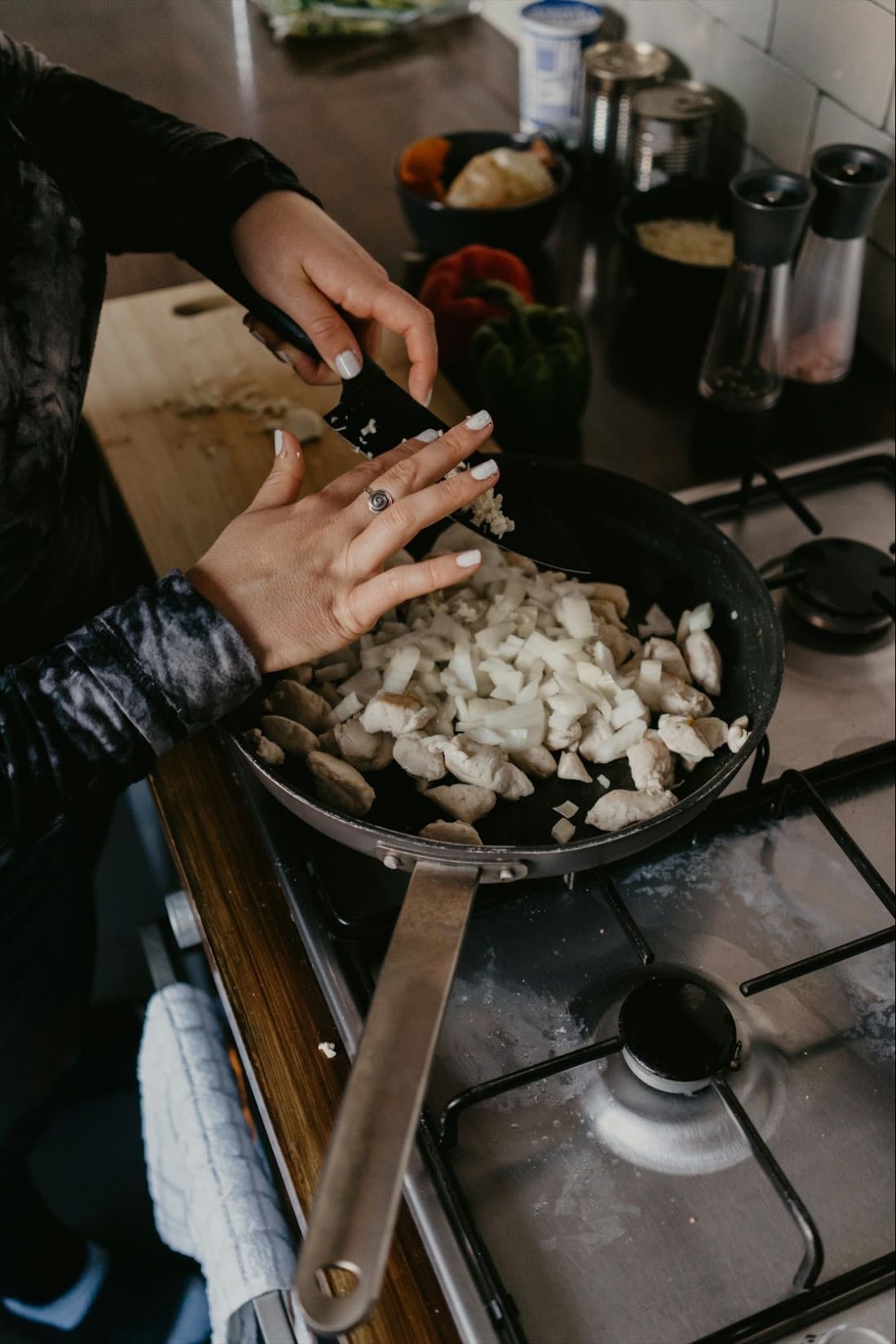 cook a new recipe - the point is experiment and enjoy. no matter if you burn something