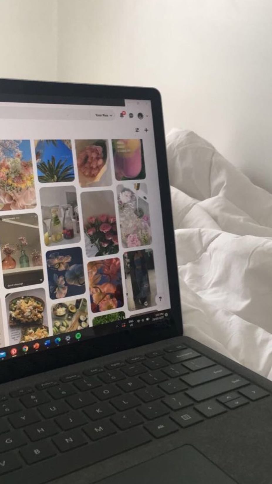 scroll through Cosmos or Pinterest - as a way of inspiration for making/doing something in real life
