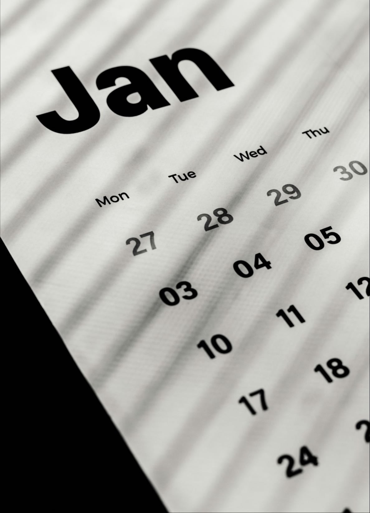 design and print your own calendar