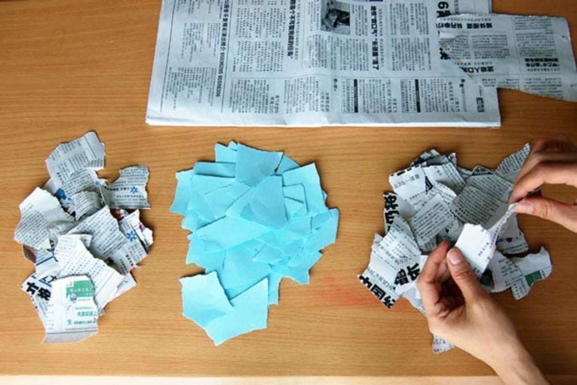 paper mache piece