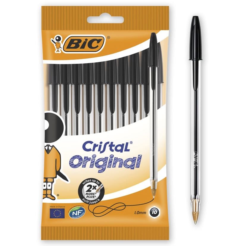 estuche - bic negro, azul y verde, goma, destacadores y post-it pequeños
