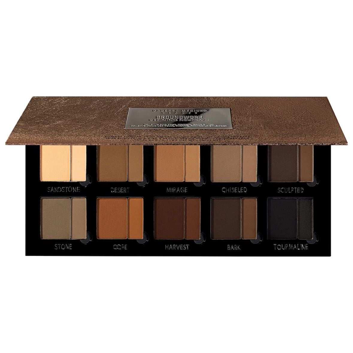 Paleta sombras café DM
