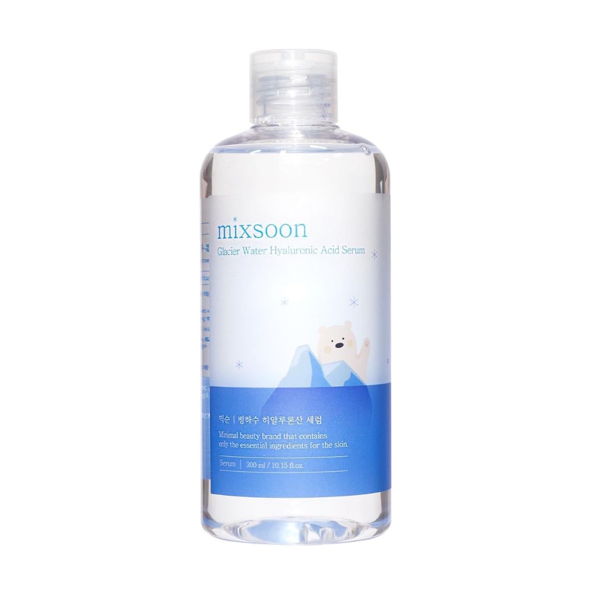 5. Sérum: Ac. Hialurónico Mixsoon🤍 - Sérum hidratante que atrae y retiene la humedad en la piel, proporcionando una apariencia más rellena y suave.