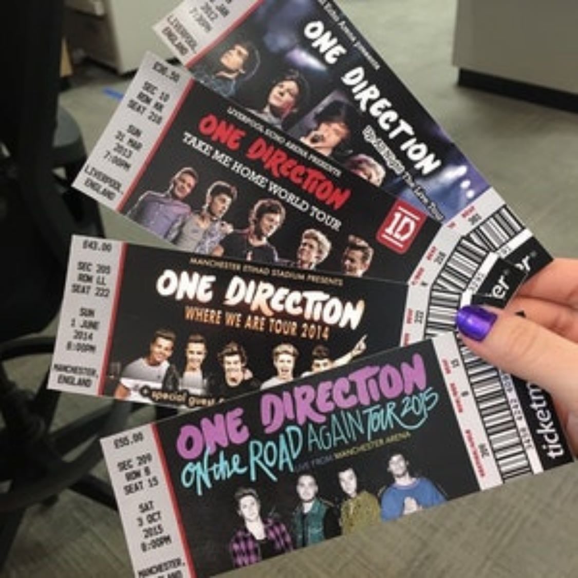 Take me home world tour - I was 3 years old :(