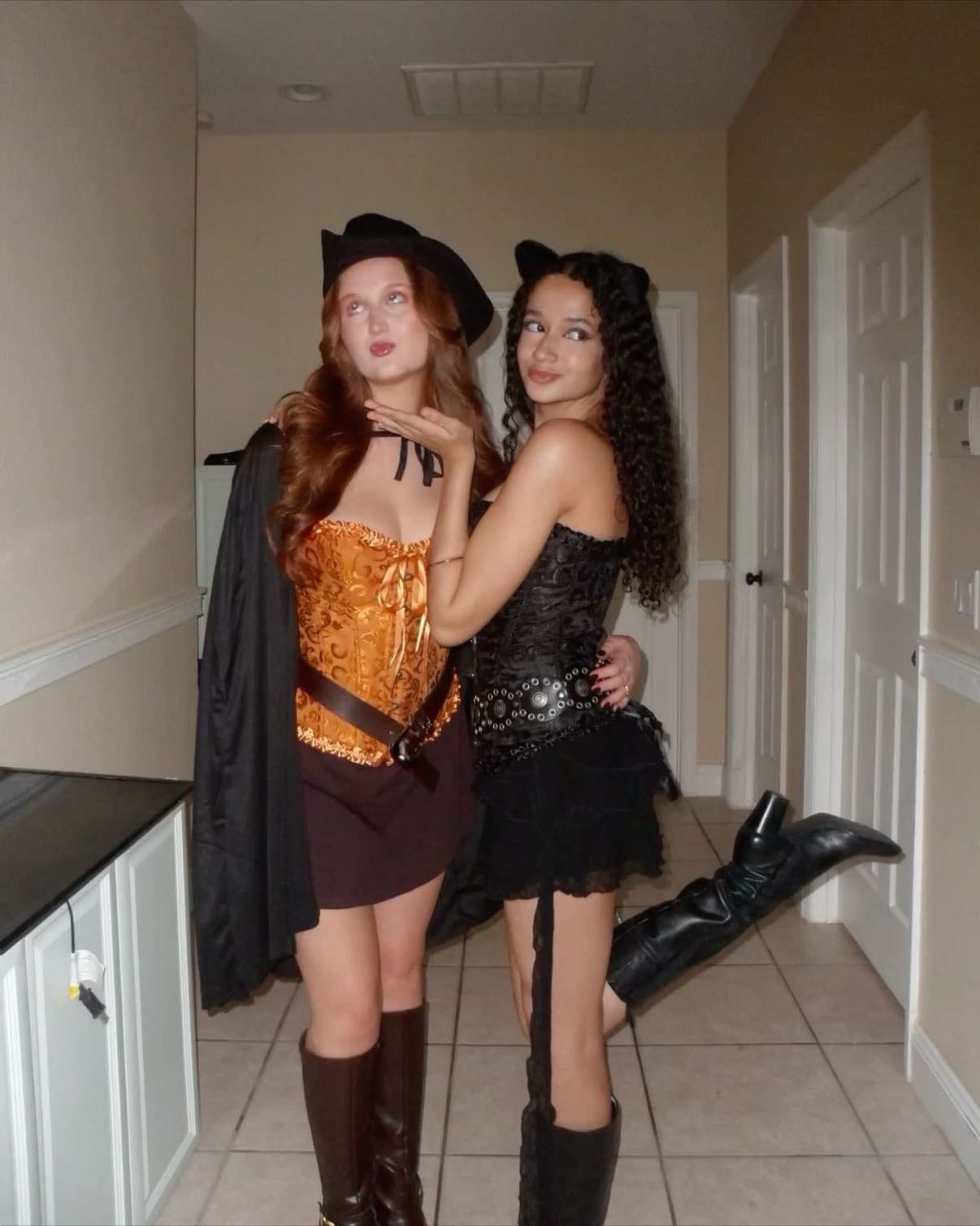 puss in boots x black cat