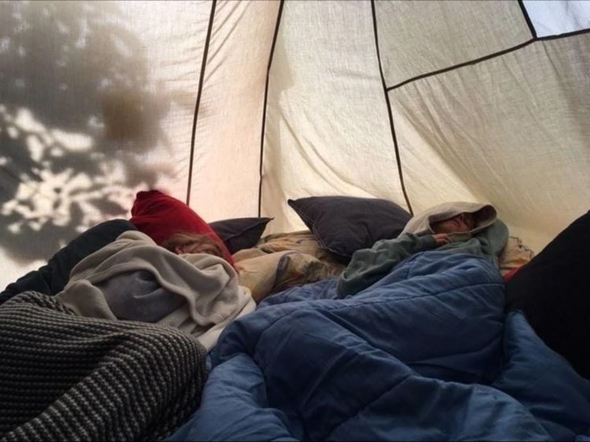 sometimes camping