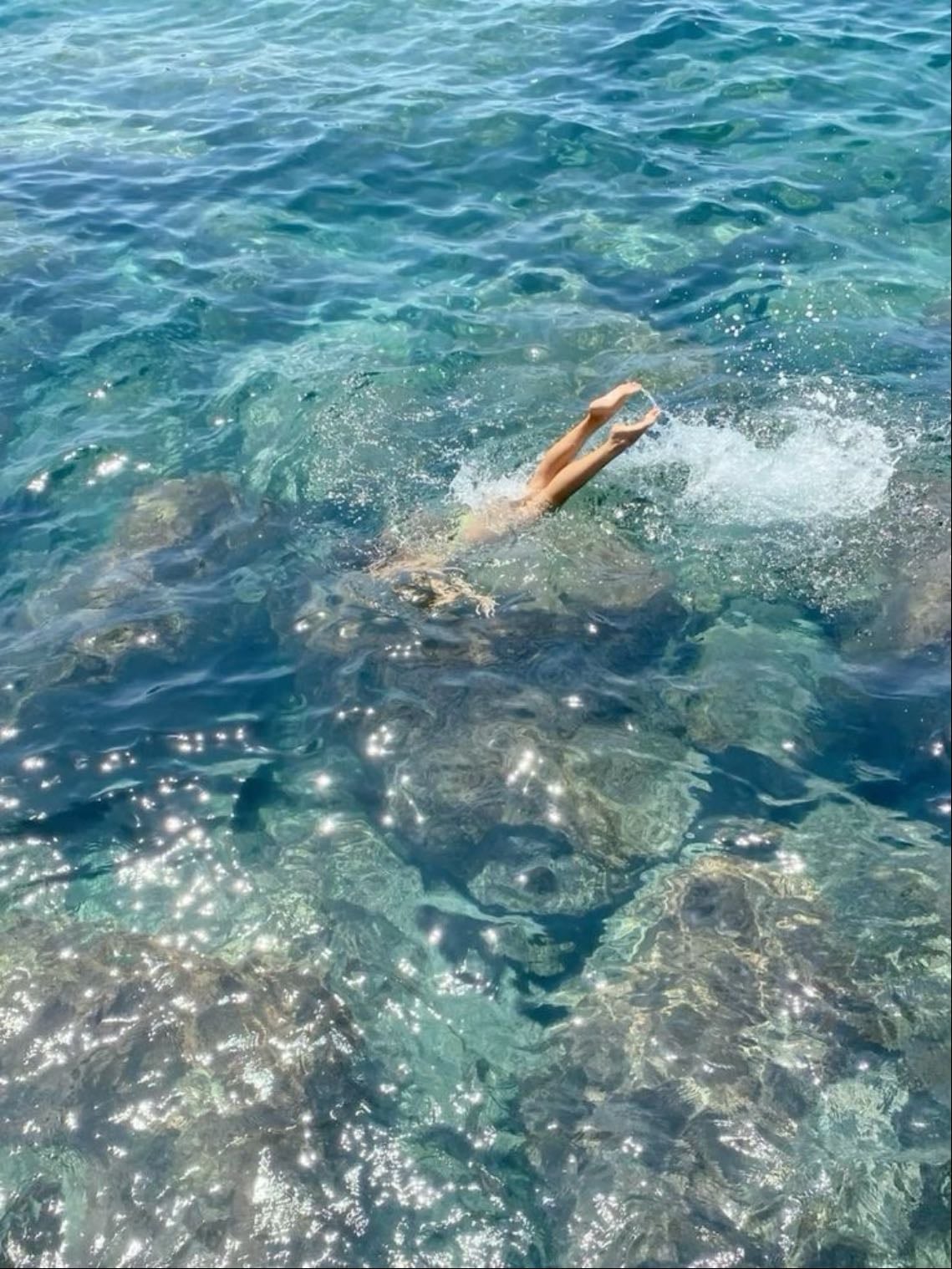 blissfully unaware of the dangers of the ocean
