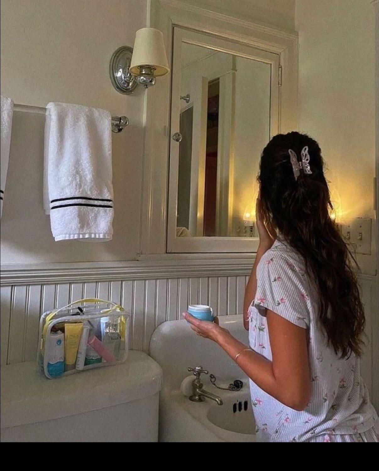 put effort into getting ready - form of self-care