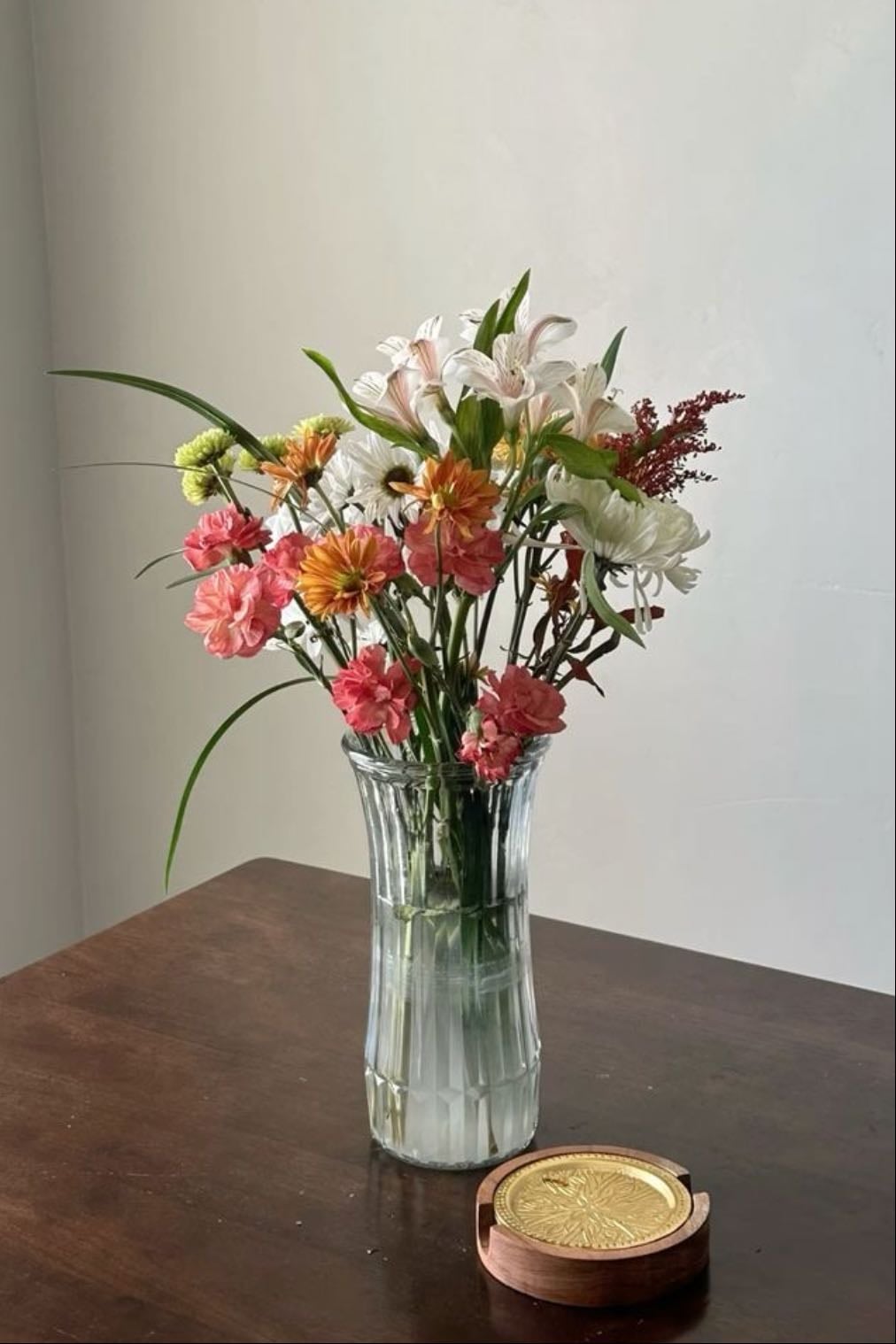 vases with flowers