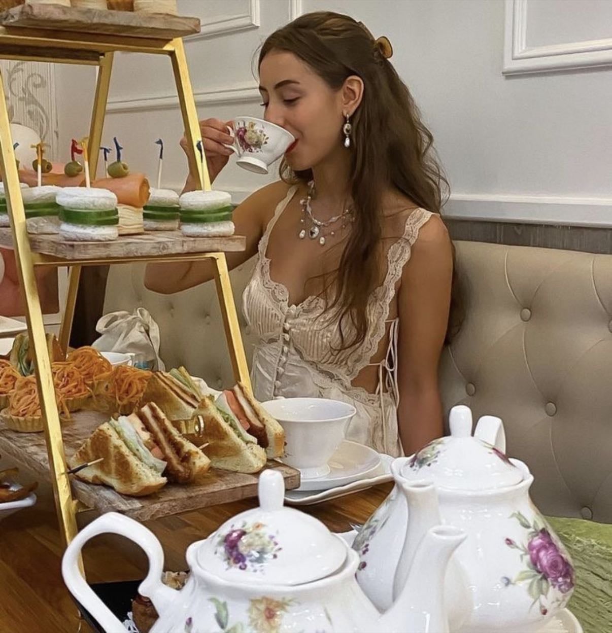 have a tea party with your stuffed toys
