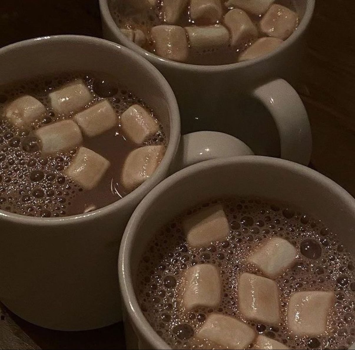 hot chocolates - ⋆˚꩜。