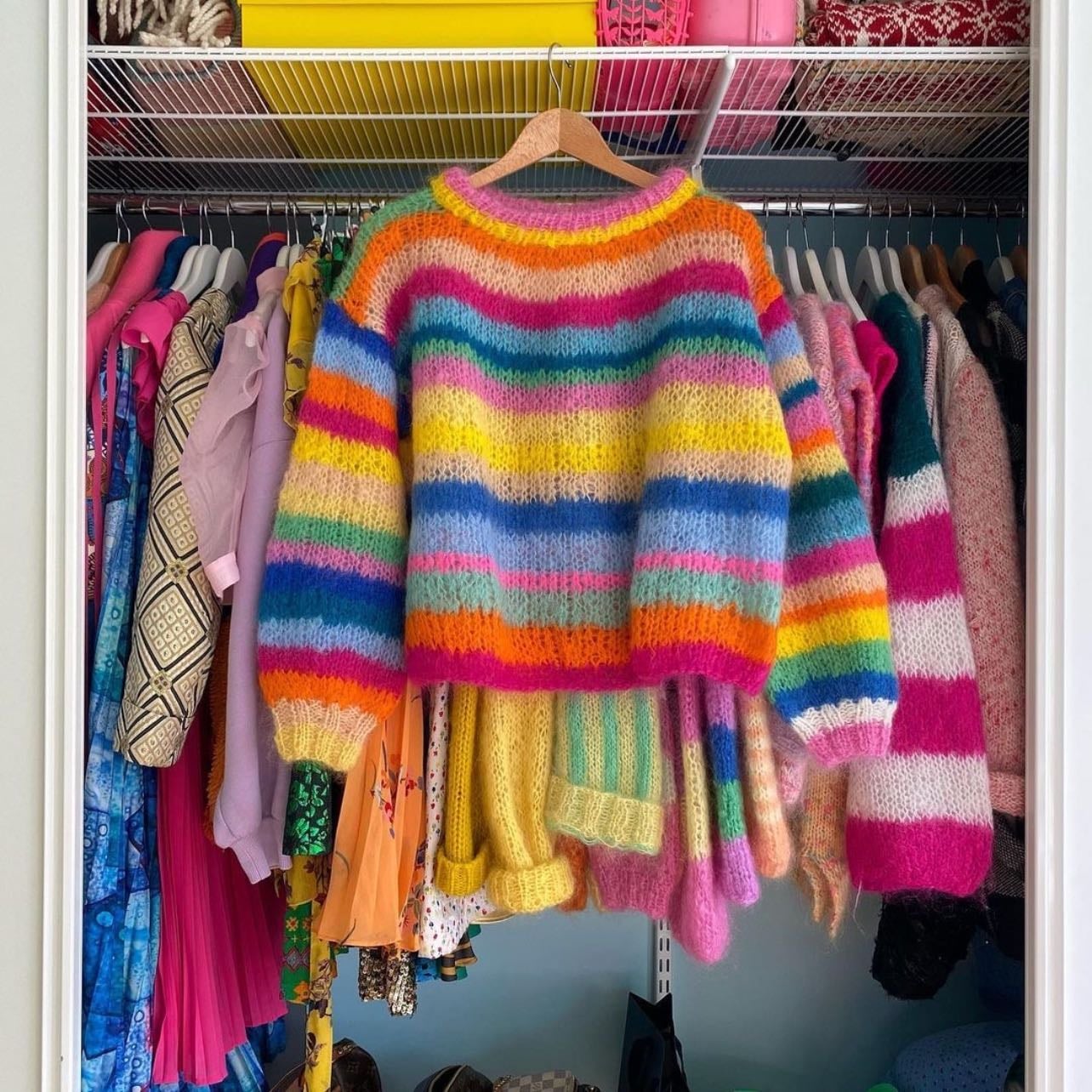 Colorful sweaters