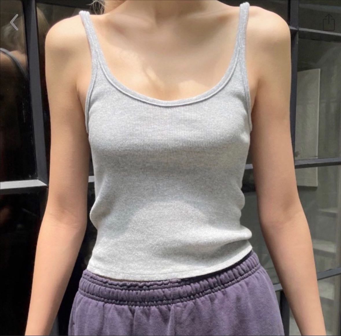 beyonca tank - heather gray