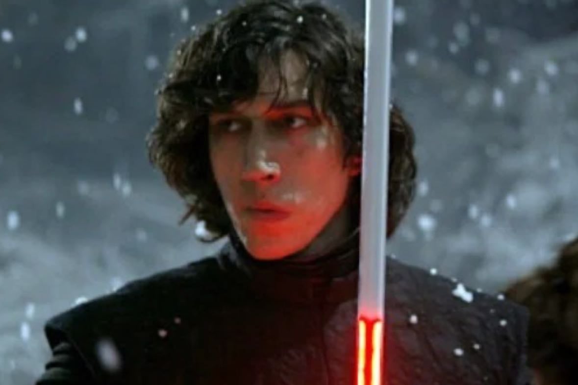 adam driver - specifically in the force awakens and the last jedi