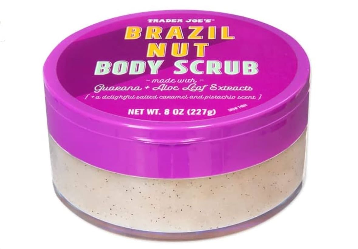 trader joeβs brazil nut body scrub